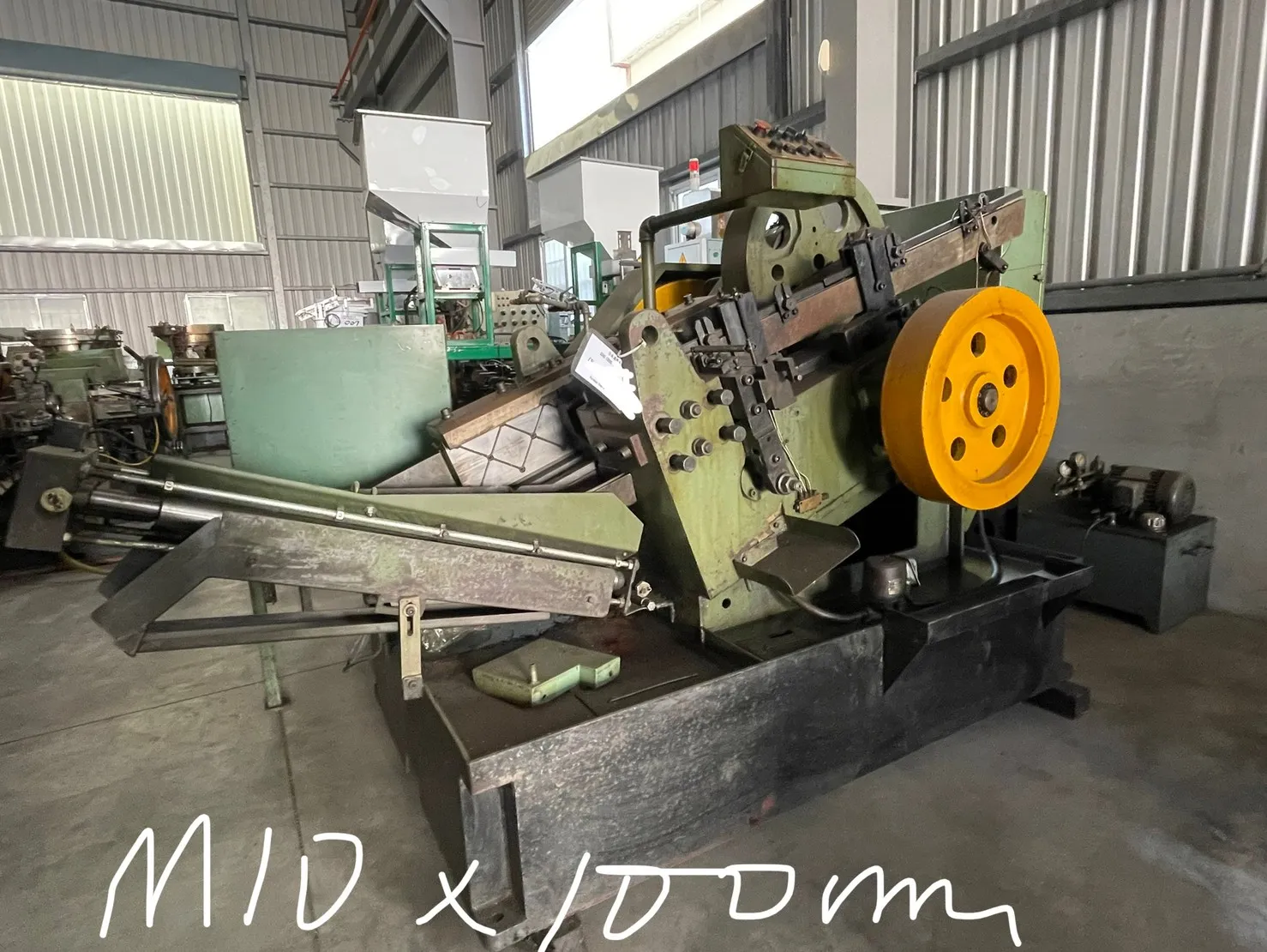 Thread Rolling Machine-Flat Type CGR-304A M10*100L,牙板式搓牙機 CGR-304A M10*100長