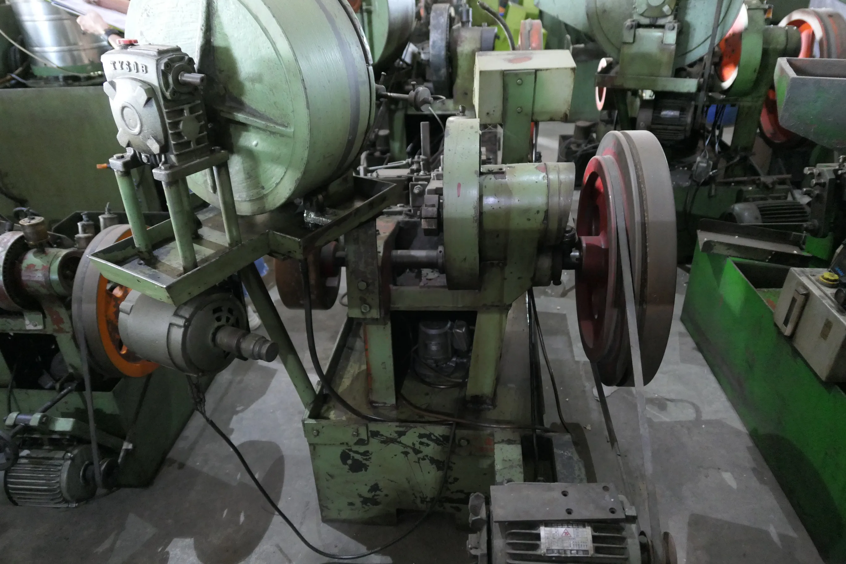 Thread Rolling Machine-Flat Type  M6*75L,牙板式搓牙機  M6*75長